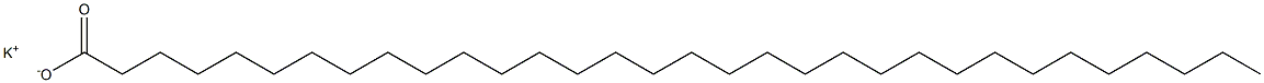 Dotriacontanoic acid potassium salt Structure