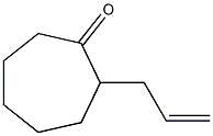 2-(2-Propenyl)cycloheptanone Structure