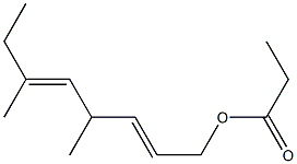 Propionic acid 4,6-dimethyl-2,5-octadienyl ester|