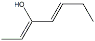 2,4-Heptadien-3-ol 结构式