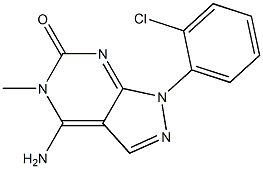 4-Amino-1-(2-chlorophenyl)-5-methyl-1H-pyrazolo[3,4-d]pyrimidin-6(5H)-one