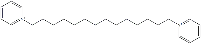 1,1'-(Tetradecane-1,14-diyl)bispyridinium Structure