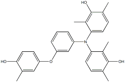 N,N-Bis(3-hydroxy-2,4-dimethylphenyl)-3-(4-hydroxy-3-methylphenoxy)benzenamine