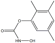 ヒドロキシカルバミド酸2,3,5-トリメチルフェニル 化学構造式