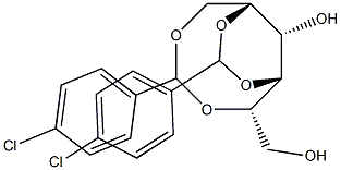 1-O,5-O:2-O,4-O-Bis(4-chlorobenzylidene)-L-glucitol,,结构式