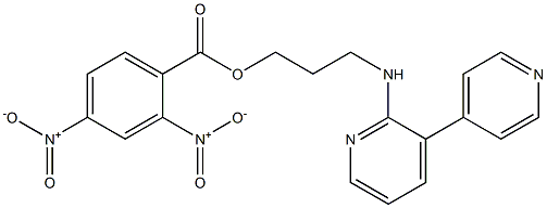 2,4-Dinitrobenzoic acid 3-[(3,4'-bipyridin-6-yl)amino]propyl ester