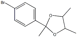  2-(4-Bromophenyl)-2,4,5-trimethyl-1,3-dioxolane