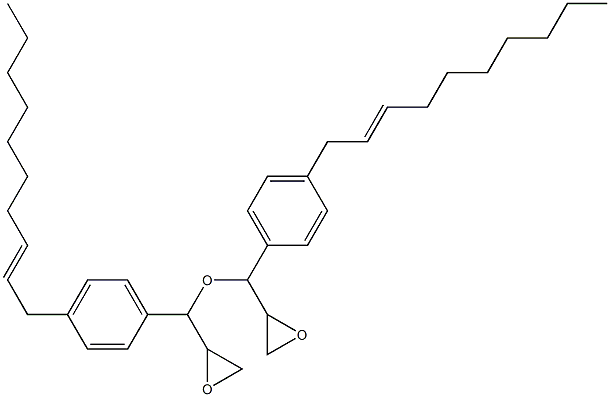 4-(2-Decenyl)phenylglycidyl ether Struktur