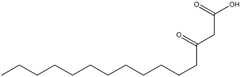 3-オキソペンタデカン酸 化学構造式