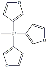 Tri-3-furyl(methyl)phosphonium Struktur