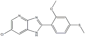 6-Chloro-2-(2-methoxy-4-methylthiophenyl)-1H-imidazo[4,5-b]pyridine