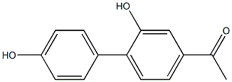 4-Acetyl-2,4'-biphenyldiol,,结构式