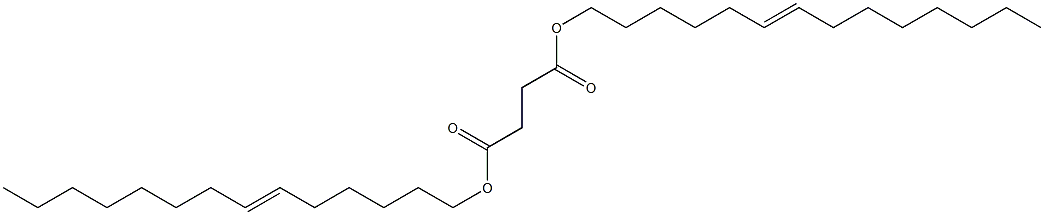 Succinic acid di(6-tetradecenyl) ester Structure