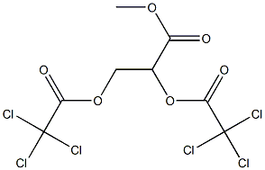 (-)-2-O,3-O-Bis(trichloroacetyl)-L-glyceric acid methyl ester|
