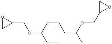 2,2'-[2,6-Octanediylbis(oxymethylene)]bis(oxirane),,结构式