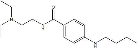 4-Butylamino-N-[2-(diethylamino)ethyl]benzamide Structure