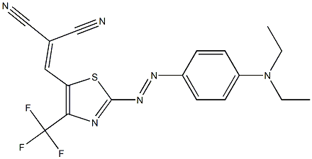 [[4-(Trifluoromethyl)-2-[[4-(diethylamino)phenyl]azo]thiazol-5-yl]methylene]malononitrile