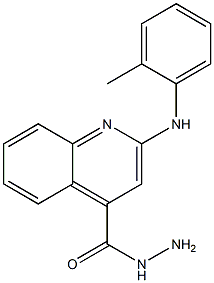 2-(2-Methylphenylamino)quinoline-4-carbohydrazide