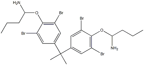 2,2-Bis[3,5-dibromo-4-(1-aminobutoxy)phenyl]propane