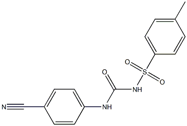 1-(4-Cyanophenyl)-3-tosylurea Structure