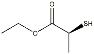 [S,(-)]-2-Mercaptopropionic acid ethyl ester Structure