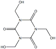 1,3,5-Tris(hydroxymethyl)-1,3,5-triazine-2,4,6(1H,3H,5H)-trione Structure