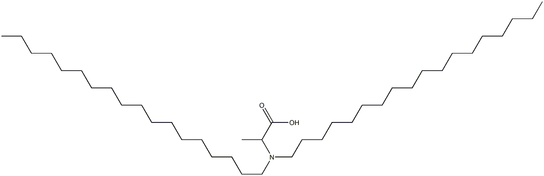 2-(Dioctadecylamino)propanoic acid Structure