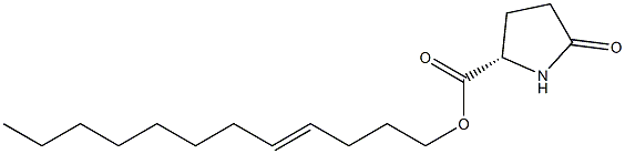 (S)-5-Oxopyrrolidine-2-carboxylic acid 4-dodecenyl ester,,结构式