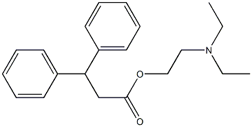 3,3-Diphenylpropionic acid 2-(diethylamino)ethyl ester