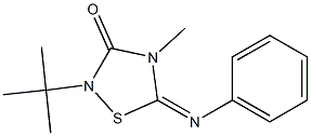 4-Methyl-2-tert-butyl-5-(phenylimino)-4,5-dihydro-1,2,4-thiadiazol-3(2H)-one