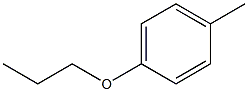 4-メチルフェニルプロピルエーテル 化学構造式