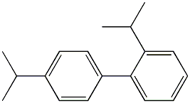 2,4'-ジイソプロピル-1,1'-ビフェニル 化学構造式