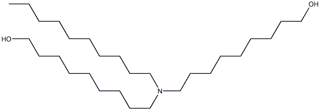 9,9'-(Decylimino)bis(1-nonanol) Struktur
