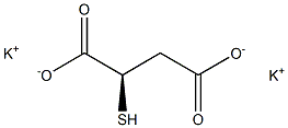 [R,(+)]-2-Mercaptosuccinic acid dipotassium salt Struktur