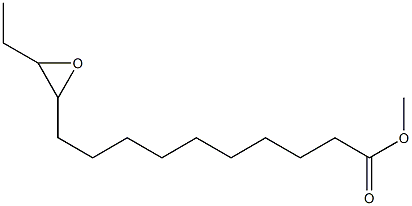 11,12-エポキシミリスチン酸メチル 化学構造式