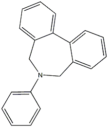6-Phenyl-6,7-dihydro-5H-dibenz[c,e]azepine Struktur