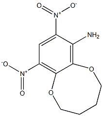 8,10-Dinitro-2,3,4,5-tetrahydro-1,6-benzodioxocin-7-amine Structure