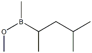 (1,3-ジメチルブチル)(メチル)(メトキシ)ボラン 化学構造式