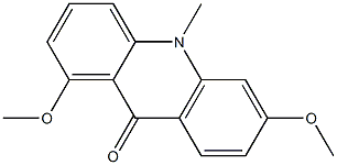 1,6-Dimethoxy-10-methylacridin-9(10H)-one 结构式