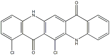 6,8-Dichloro-5,12-dihydroquino[2,3-b]acridine-7,14-dione Structure