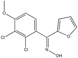 (Z)-(2,3-Dichloro-4-methoxyphenyl)(2-furanyl) ketone oxime