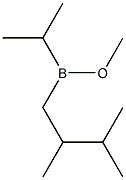 (2,3-ジメチルブチル)イソプロピル(メトキシ)ボラン 化学構造式