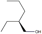 [S,(+)]-2-Ethyl-1-pentanol Struktur