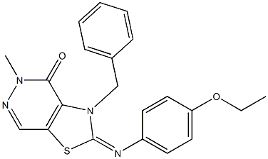 2-(4-Ethoxyphenylimino)-3-benzyl-5-methylthiazolo[4,5-d]pyridazin-4(5H)-one|