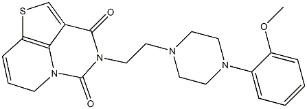  4-[2-[[4-(2-Methoxyphenyl)piperazin]-1-yl]ethyl]-3H,6H-1-thia-4,5a-diazaacenaphthylene-3,5(4H)-dione