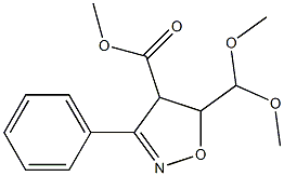  4,5-Dihydro-3-phenyl-5-(dimethoxymethyl)isoxazole-4-carboxylic acid methyl ester