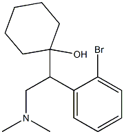 1-[1-(2-Bromophenyl)-2-dimethylaminoethyl]cyclohexanol,,结构式
