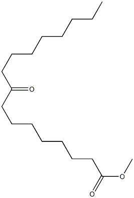 9-Oxoheptadecanoic acid methyl ester Structure