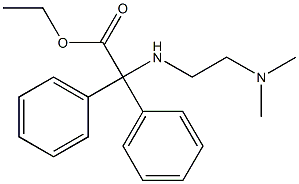 N-[2-(Dimethylamino)ethyl]-2,2-di(phenyl)glycine ethyl ester,,结构式