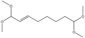 1,1,8,8-テトラメトキシ-2-オクテン 化学構造式
